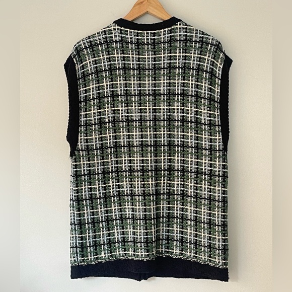 Mango Tweed Oversized Vest - Picture 8 of 15